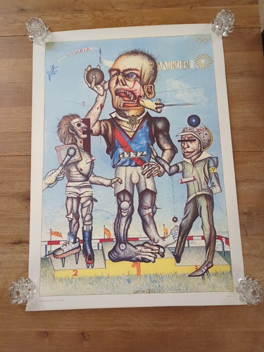 Plakat olympia 1972 münchen - plakat,