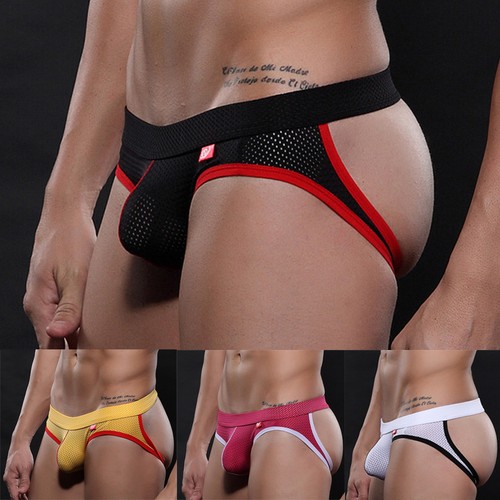 Herren-Mesh-Jockstrap-Bikini-S