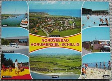 Horumersiel-Schillig - Mehrbild color AK , gel. 1986