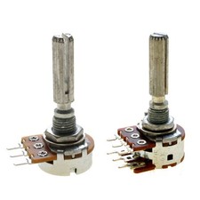 ✅Poti Potentiometer Alpha 6mm Stereo | Mono | lin| log | 1k Ohm - 1M Ohm wählbar