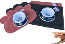 Napfunterlage  Hundenapf Unterlage Futtermatte Katzen Fressnapfunterlage