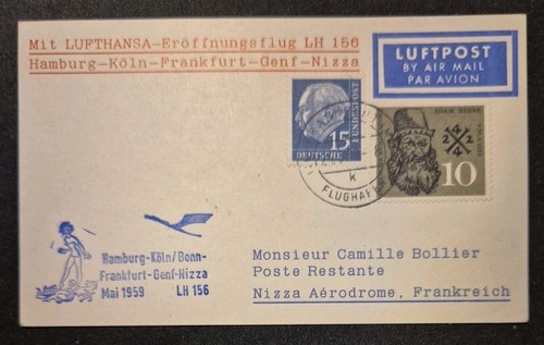Tolle alte luftpostkarte vom - alte,