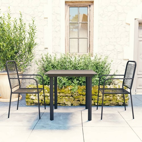 Gartenmöbel set glas stahl - set,