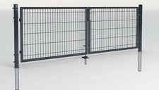 Einfahrtstor 2 Flg. Toranlage 3m breit mit Gitterfüllung Zauntor Tor Gartentor