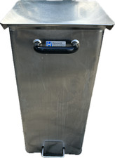 Hammerlit Abfallsammler Müllsammler Typ MSDE 104 Edelstahl für 40 Liter Säcke