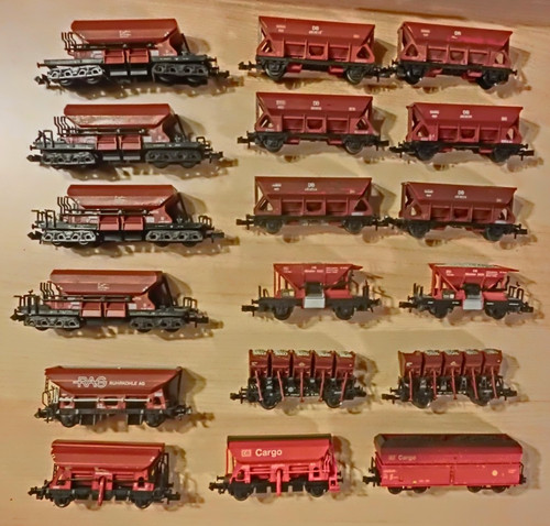 Spur schotterwagen alle - n,
