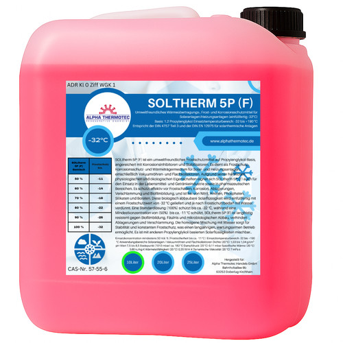 Liter solarflüssigkeit - 10,