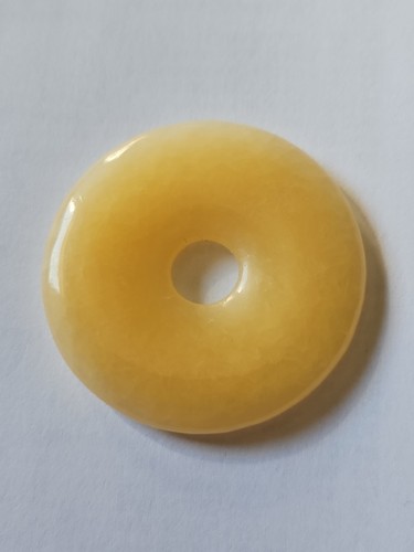 Donut orangencalcit 40mm - orangencalcit, 40mm.