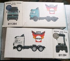 2x Mercedes Benz Solozugmaschine Herpa 1/87