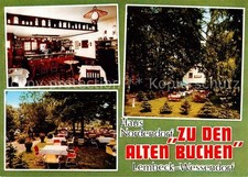 Wessendorf Lembeck Haus Nordendorf Zu den alten Buchen Restaurant Garten Werbung