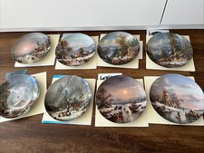 8 Stück Wandteller Fürstenberg L.Muninger mit Zertifikaten 1987-1988