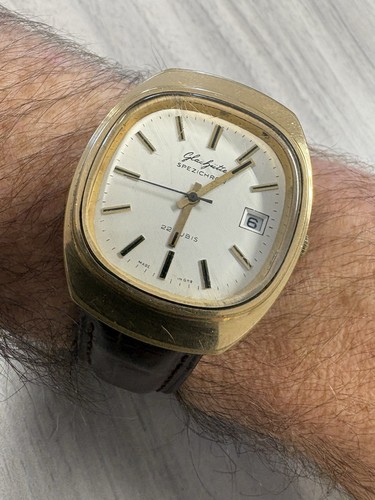 Vintage glashutte spezichron - vintage,