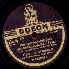 ODEON TANZ ORCH. & BERNAUER Donaudampfschiffahrtsgesellschaftskapitän S8004