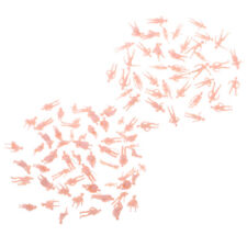 100pcs 1/87 Figuren Miniatur