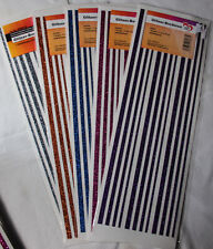 1 Bogen Glitzer-Bordüren