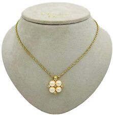 Selten,Vintage DIOR Kunstperlen Kristall Kette,Choker,Schmuck ca.39-44cm.