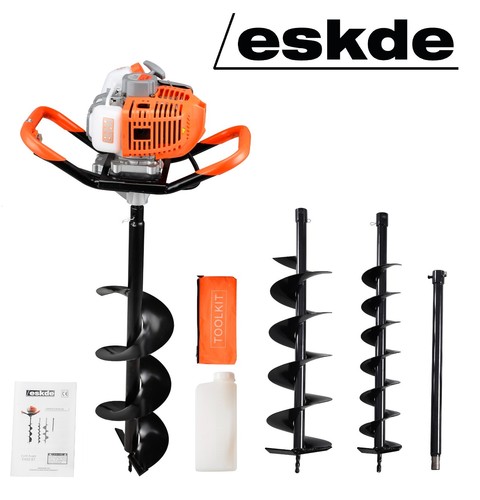 Eskde 52cc benzin erdbohrer - benzin,