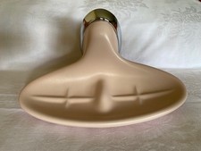 Seifenschale, zweier, Porzellan mit Chromrand, Villeroy + Boch, altrosa, wie neu