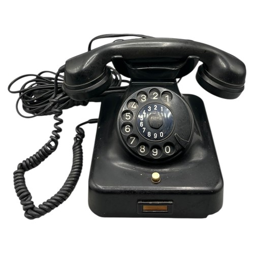 Bakelit telefon krone - w48, mt