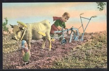 Ansichtskarte Bauer mit