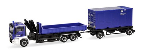 Herpa man tgs 6x2 - herpa,, with