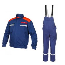 DJF Jugendfeuerwehr-Latzhose + Blouson  Jugend Feuerwehrhose JF Feuerwehrjacke