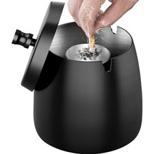 Eleganter runder Aschenbecher