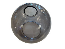 Rauchglas Lampenschirm Glasschirm Glaskugel E27 D ca. 19 cm Ö 4,2cm