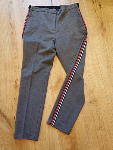 Chino fester webstoff grau - chino,