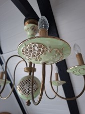 Kronleuchter Kandelaber ajour durchbruch porzellan jugendstil antik vintage alt