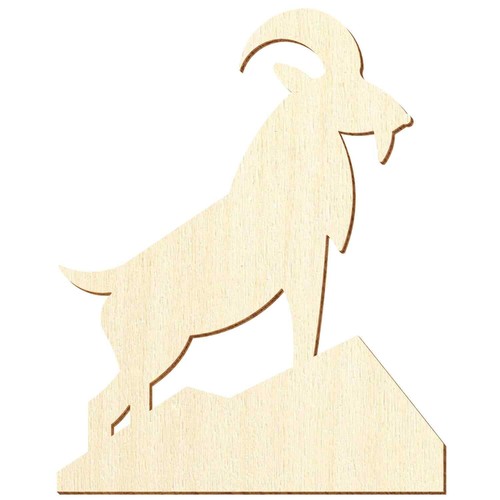 Holz steinbock deko basteln - holz,