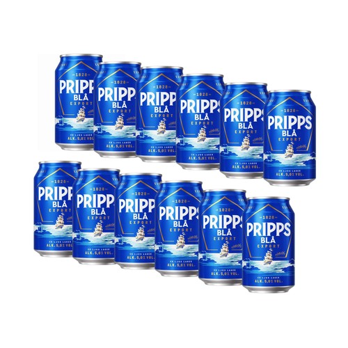 12x pripps blå export - pripps,