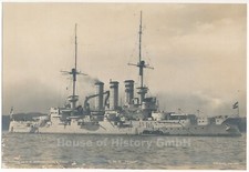 136275, Großes Foto: Linienschiffs "SMS HESSEN", Verlag der AG Aristophot, 1905