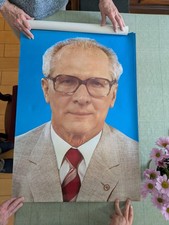 DDR Poster Plakat Erich Honecker