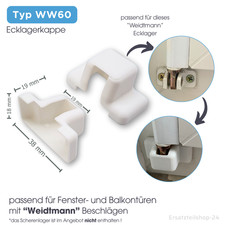 Abdeckkappen, passend für