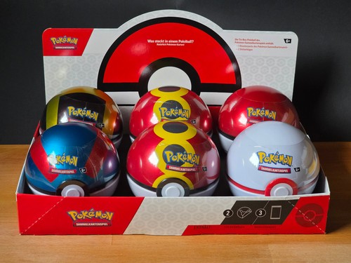 Pokémon pokeball tin 6 - 6x,