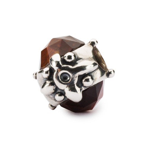 Trollbeads edelsteinbead roter - edelsteinbead,