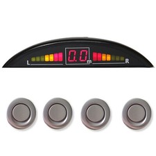 Einparkhilfe 4 Sensoren Silber