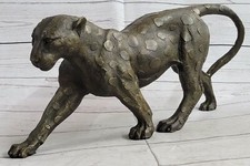 Bronze Skulptur Eines Jaguars