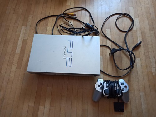 Ps2 fat konsole silber - ps2,
