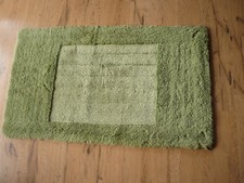 Badematte, grün, 77 cm x 120 cm,  sehr flauschig