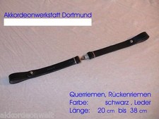 Akkordeon- Querriemen- Rückenriemen, Acordion Backstrap,   ca. 18 - 38 cm