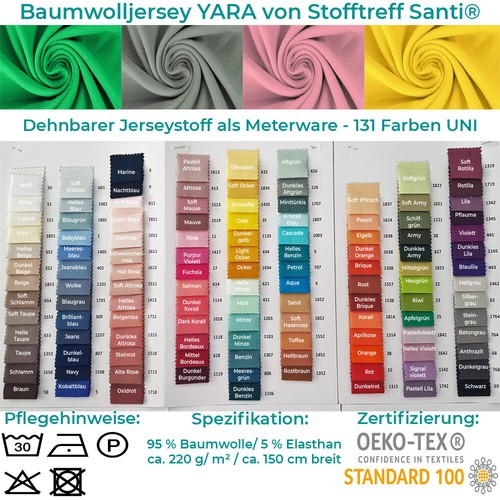 Jersey yara baumwolljersey - jersey,