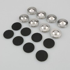 4PCS 28mm Edelstahl HiFi Audio