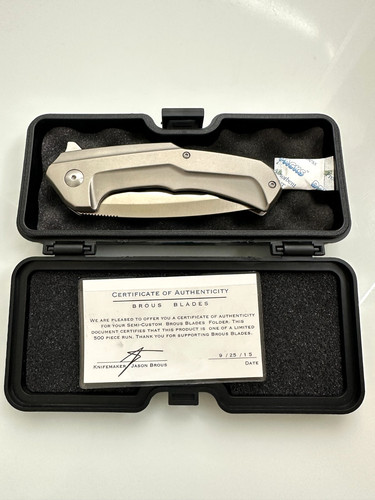 Jason brous blades ltd - brous, ed