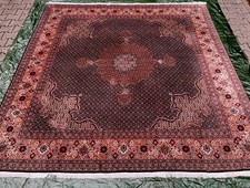 Edler Täbriz mit Seide 250x250 Orientteppich Perserteppich TOP