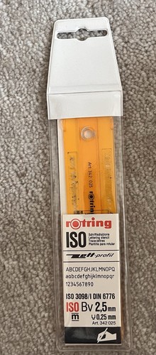 Rotring schriftschablone mit - rotring,