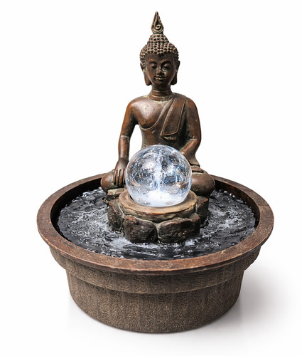 Buddha zimmerbrunnen braun - zimmerbrunnen,