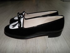 Lario Lackschuhe Schwarz/Weiss