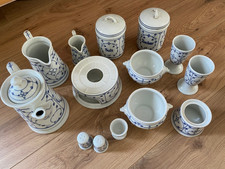 Schönwald Alt Porzellangeschirr Indischblau Strohblume Teile zur Auswahl